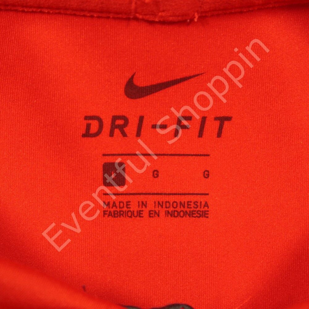Nike Georgia Bulldogs Polo Shirt Mens L Red Gray Short Sleeve Sideline - Picture 6 of 8
